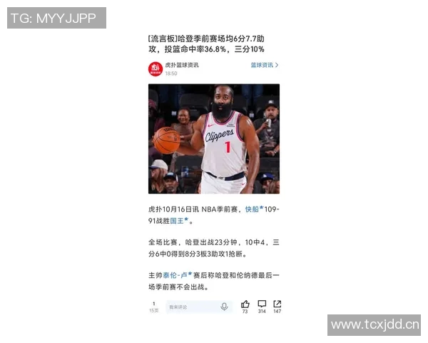 哈登谈比赛策略强调录像分析与调整的重要性 哈登谈比赛策略强调录像分析与调整的重要性